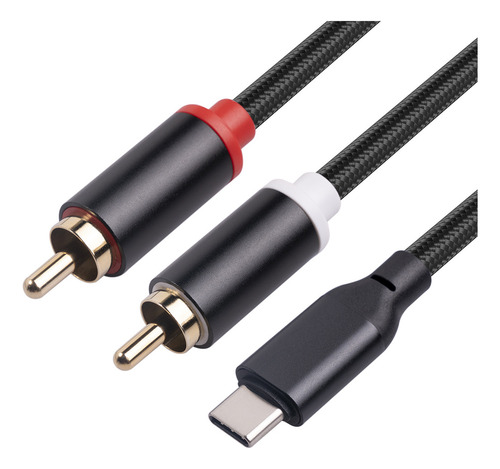 Cable De Audio Usb C A Rca -cable C A 2 Rca Tipo 2 Conectore