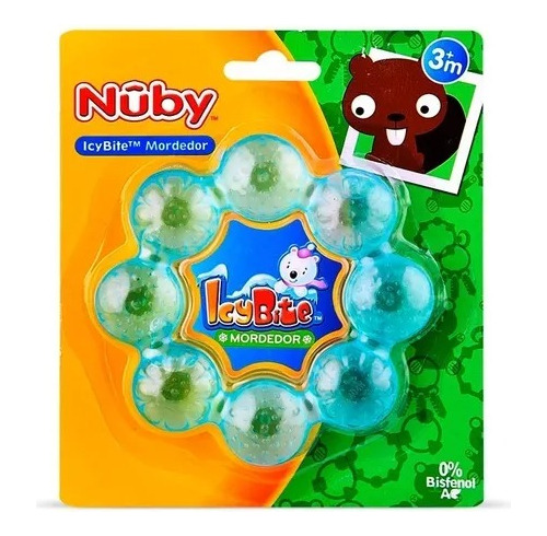 Mordillos Bebe Gel Refrigerante Redondo Nuby +3m