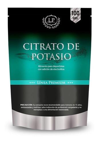 Citrato De Potasio Polvo - 100 Grs - Premium