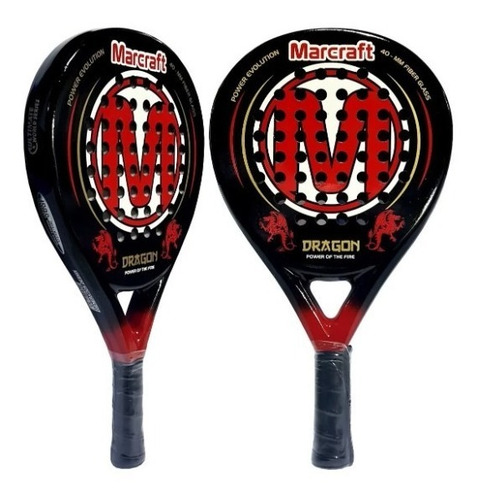 Imagen 2 de 7 de Pala Pádel Dragón Núcleo Eva Foam Carbono Potencia Y Control