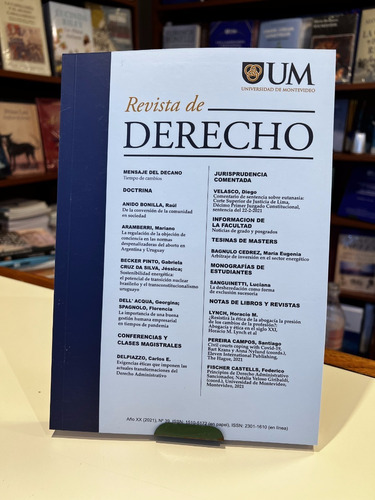 Revista De Derecho N° 39 2021 Universidad De Montevideo