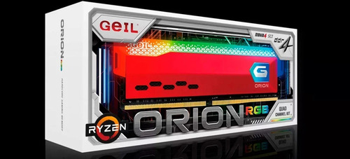 Memoria Ram 8gb Ddr4 Geil Orion Rgb 3600mhz Red