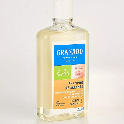Shampoo Relaxante Granado Bebê Extrato De Camomila 250ml