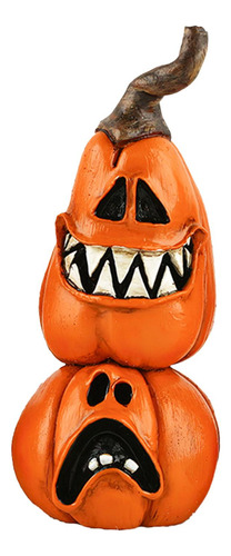 2 Estatuilla De Resina De Halloween, Adornos Calabaza