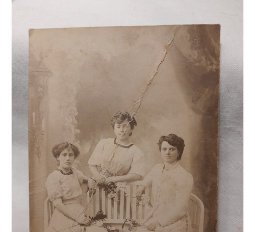 Antiguas Fotos Damas En Familia G17 - Ver Envío (Usado)