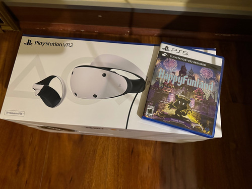 Playstation Vr2 Sony + Juego Happyfunland Realidad Virtual (Usado)