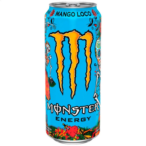 Bebida Energizante Monster Energy 473ml Sabor Mango Loco