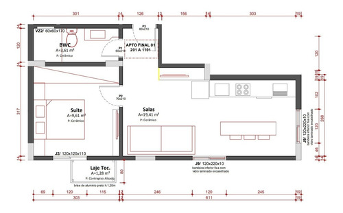 Imagem 16 de 17 de Apartamento No Anita Garibaldi | 01 Suíte | 01 Vaga | 10º Andar | Localização Privilegiada - Sa02361 - 71050977