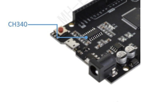 Imagen 2 de 4 de Mega Board 2560 Ch340g Micro Usb Arduino Compatible