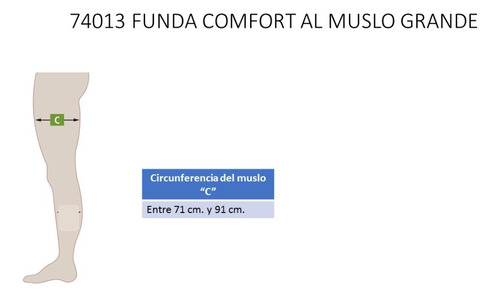 Funda De Compresión Al Muslo Grande Kendall