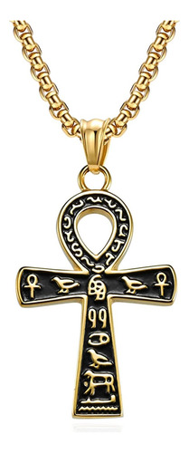 Collar Ropartman Ankh Para Hombres, Colgante Egipcio Antiguo