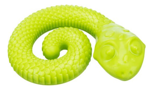 Juguete Rellenable Dispenser Para Perros Snack Snake Trixie Color Verde Lima
