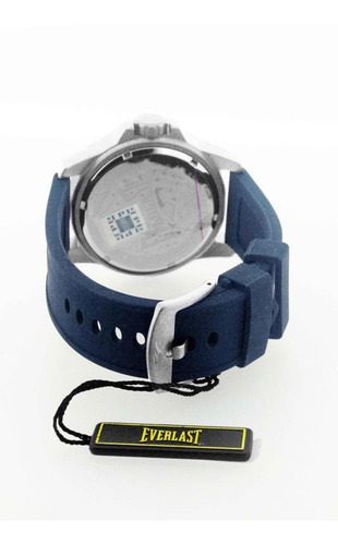 Relógio Pulso Everlast Masculino Esporte Silicone Preto E698