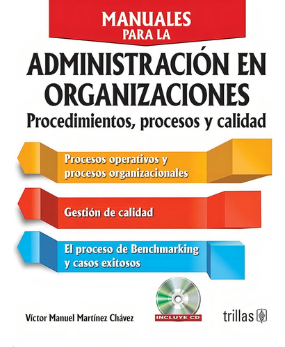 Libro Manuales Para La Administración En Org Trillas
