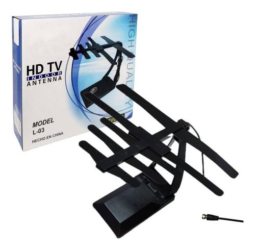 Antena Tv Digital Canales Full Hd Interiores Largo Alcance