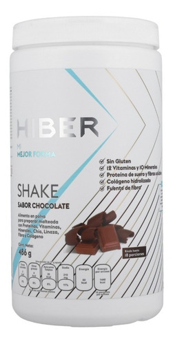 Hiber Shake Alimento En Polvo Malteada Hinode Sabor Chocolate