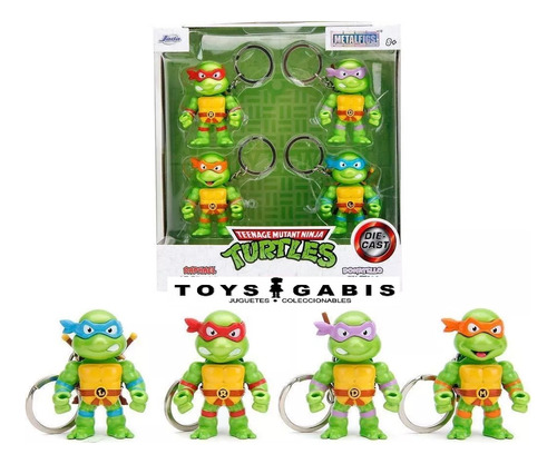 Jada Tortugas Ninja Teenage Mutant Ninja Turtles 4 Figuras 