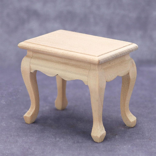 Diy Mini Muebles De Mesa De Madera Juguetes Decoración De
