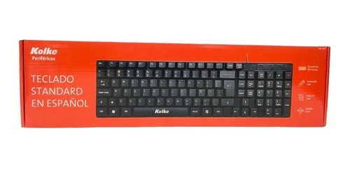 Teclado Kolke Usb Standar En Español Latino Ar1 Kgt-043