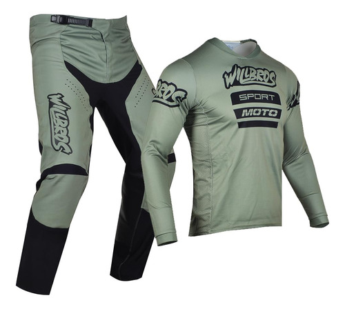 Conjunto De Jersey Y Pantalón Willbros Para Motocross Dirt