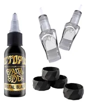 Comprar Brutal Black 1oz + Big Cartuchos X2 + Brutal Cups X2 Tattoo