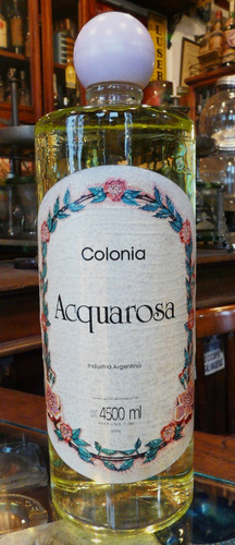 Antiguo Y Gigante Publicid Colonia Acquarosa 4500 Ml. 53036