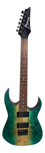 Guitarra eléctrica Ibanez RG Standard RG421 superstrato de álamo/meranti caribbean shoreline flat con diapasón de jatoba