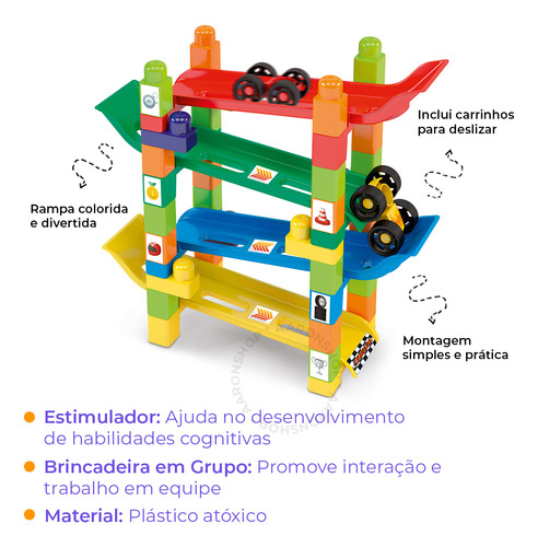 Rampa Maluca Brinquedo Infantil Divertido E Interativo