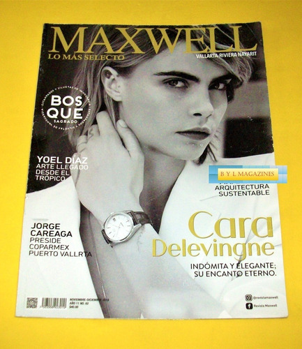 Cara Delevingne Revista Maxwell Noviembre 2019 