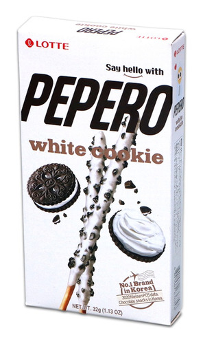  Pepero Chocolate Blanco Galleta  White Cookie