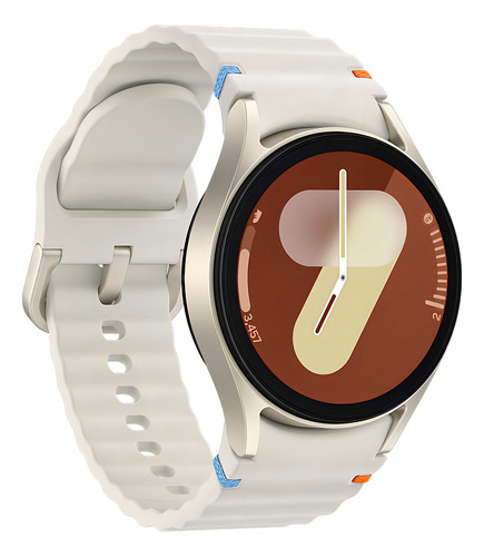 Reloj inteligente Samsung Galaxy Watch7 de 40 mm con Bluetooth, Galaxy Ai, pantalla de cristal de zafiro color crema