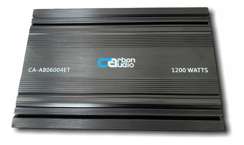 Imagen 1 de 5 de Amplificador Carbon 4 Canales 1200 Watts Clase A/b Ab6004et