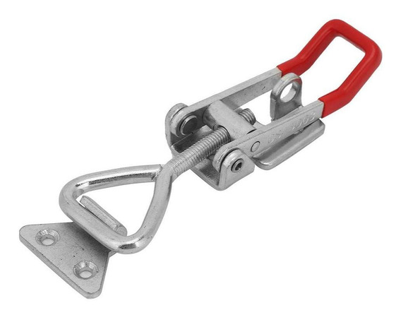 Abrazadera de palanca-Hierro galvanizado Abrazadera de palanca fija r/ápida Pestillo de sujeci/ón Herramienta manual de acci/ón de empuje y tracci/ón GH-302-FM