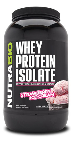 Proteína Nutrabio Whey Protein Isolate 2lbs