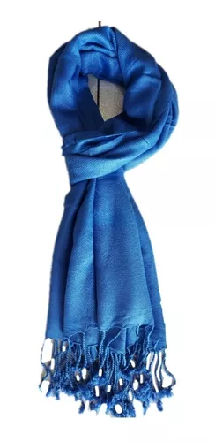 Pashmina Azul Turquesa Preciosanueva MercadoLibre 📦