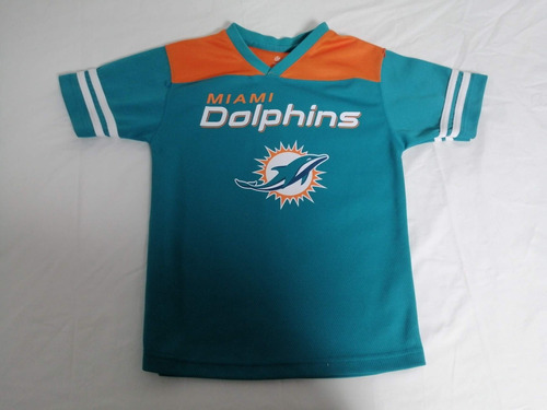 Jersey Miami Dolphins Talla 10 Team Paprel Nfl Delfines Medi