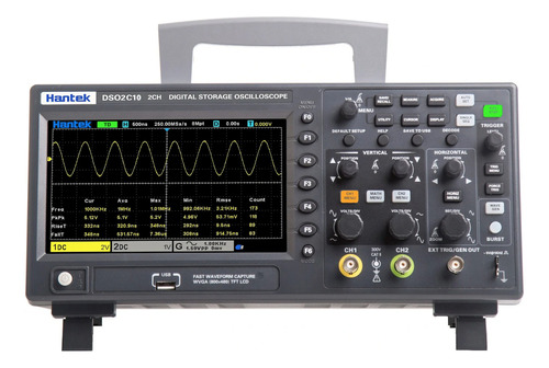 Osciloscopio Digital De Banco Hantek Dso2c10 100mhz 2ch 1gsa