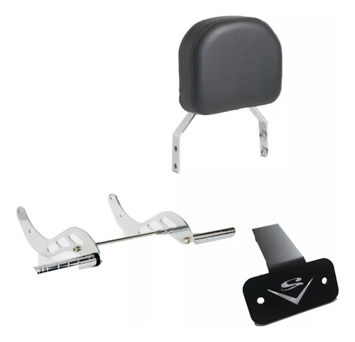 Kit Horizon 150 Sissy Bar + Protetor De Motor + Brinde