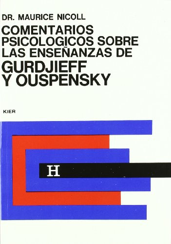 Libro Comentarios Psicologicos Sobre Las Enseñanzas De Gurdj