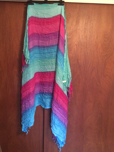 Pashmina Kosiuko Colores Con Flecos