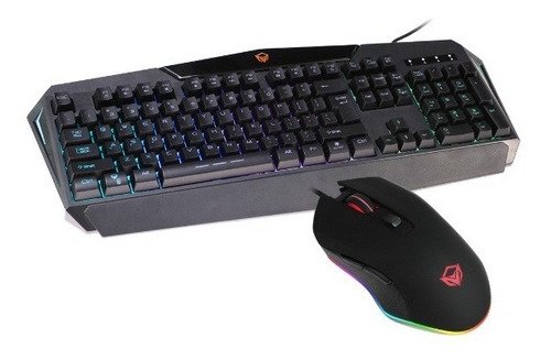 Kit Teclado Y Mouse Gaming Retroiluminado Mt-c510