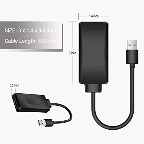 Imagen 2 de 5 de Adaptador Usb 3.0 A Hdmi, Usb A Hdmi 1080p Hd Audio Video
