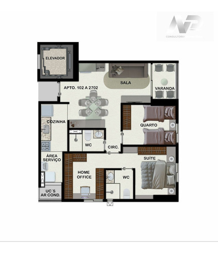 Imagem 27 de 30 de Apartamento Padrão À Venda Em Recife/pe - Ex04