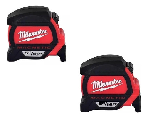 Promocion 2pz Flexómetro Magnético 5m Milwaukee 48-22-0716