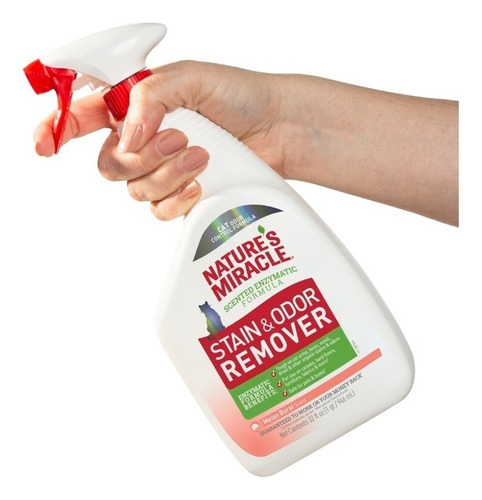 Nature's Miracle Elimina Manchas Y Olores Gatos 946 Ml Melón