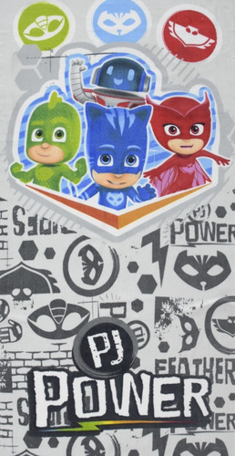Toalla Pj Mask Team, Producto Disney, 100% Algodón Pj Team
