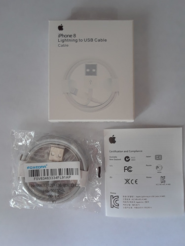 Cable Cargador iPhone 5 Usb Apple iPhone 5 5s 6 6s 7 8 X Ctf