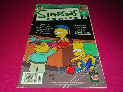 Comic Los Simpson #60 Editorial Vid En Español