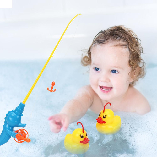 Ll Juego Pesca Patos, Juego 9 Unidades/juego Baño D