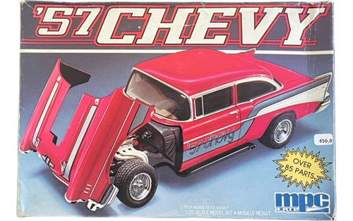 57 Chevy Chevrolet Mpc Ertl Amt Kit De Montar 1/25